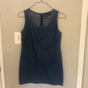 GAP Denim Jean Mini Dress, Size 10